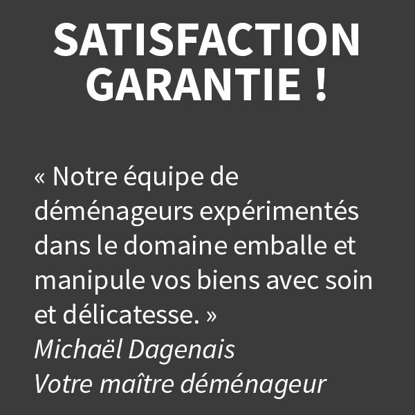 Satisfaction garantie